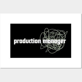 Front and Back Print: Production Manger, work life daily edition Posters and Art